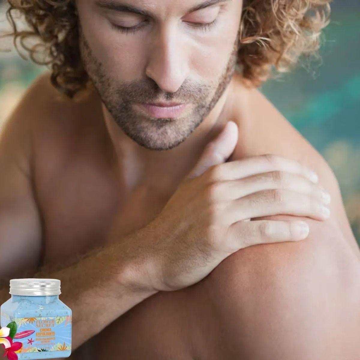 Set 2 Crema Exfoliante Corporal Colageno para Hombres Lau-4