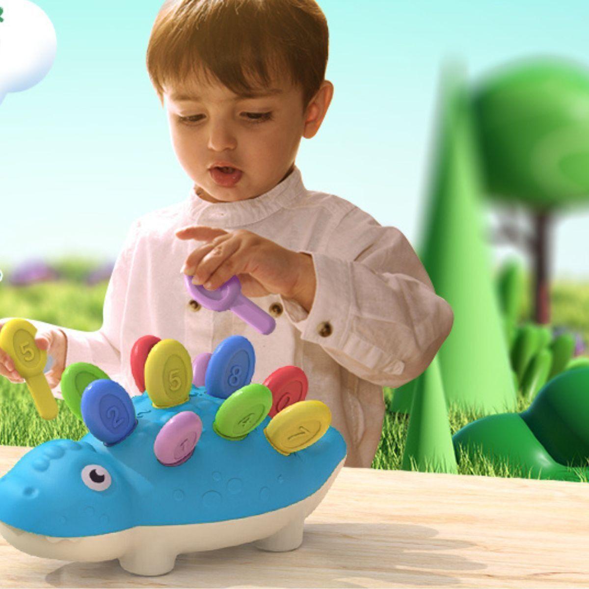 JUGUETE DIVERTIDO DINOSAURIO CLASIFICACION APRENDIZAJE LAU-2