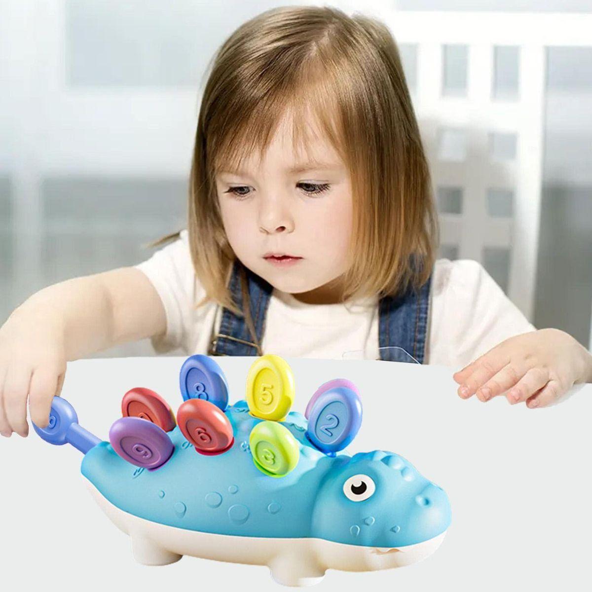 JUGUETE DIVERTIDO DINOSAURIO CLASIFICACION APRENDIZAJE LAU-8