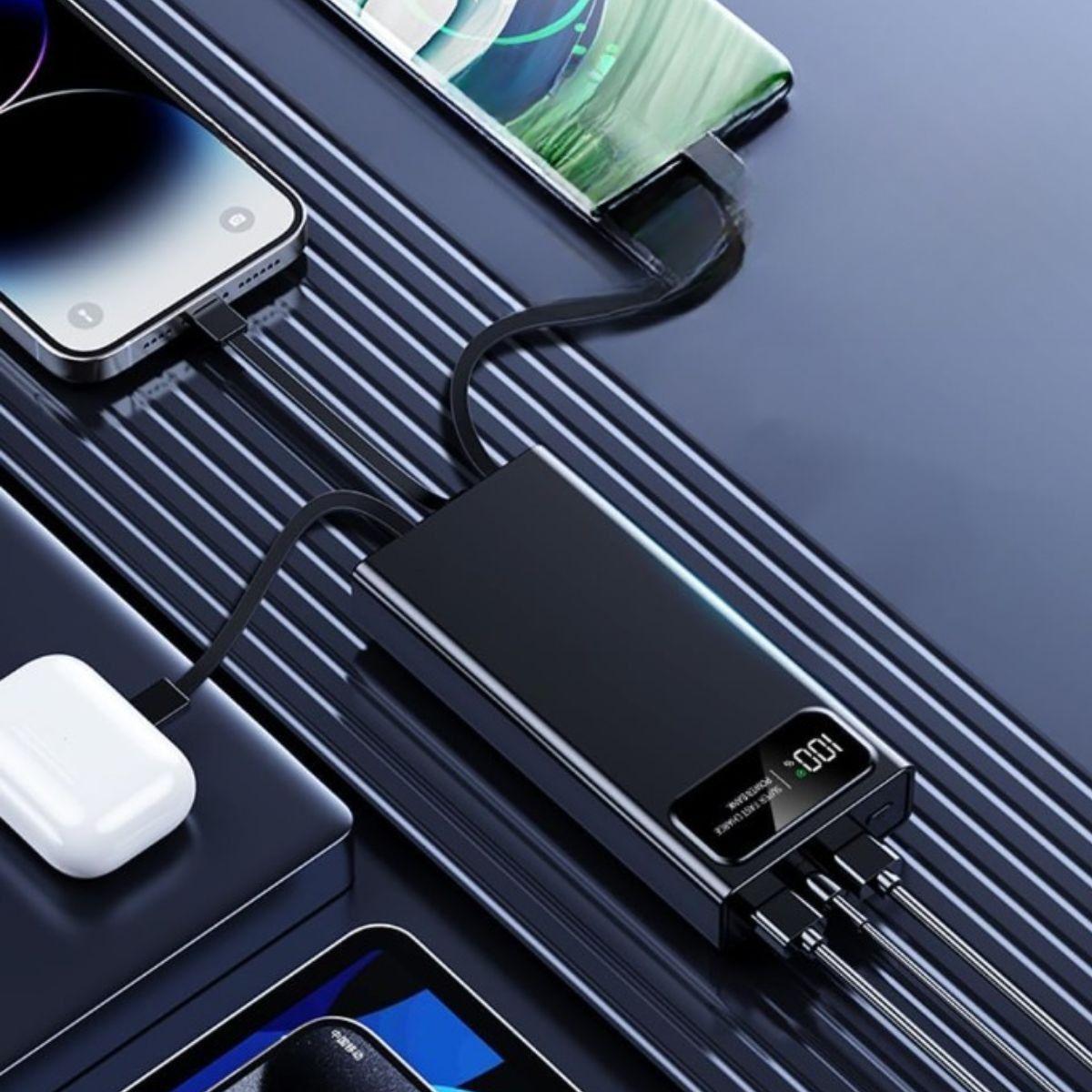 Cargador Portátil Power Bank Carga Rápida Pantalla LED Jhn-7