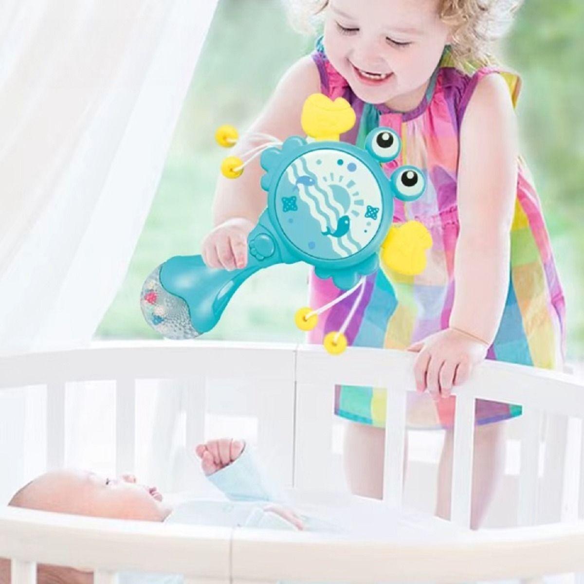 Mordedor Cangrejo Estimulacion Musica Sensorial Bebe Lau-6