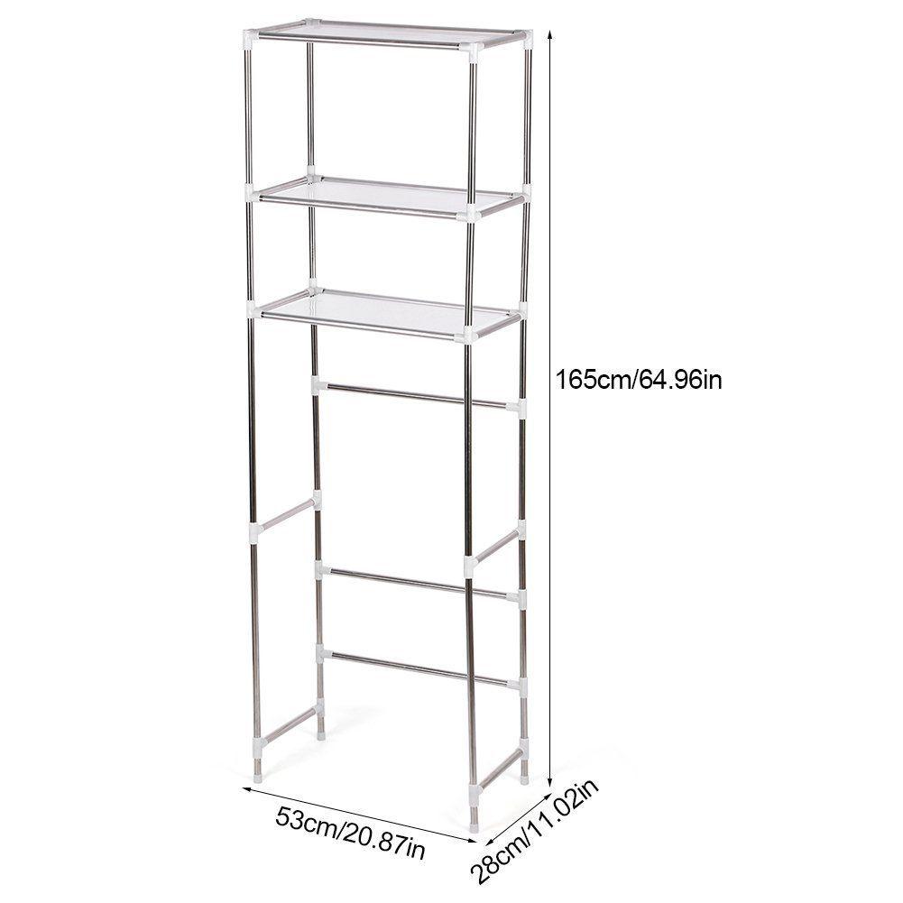 Estante Inodoro Lavadora Baño Organizador Soporte Rondon-6
