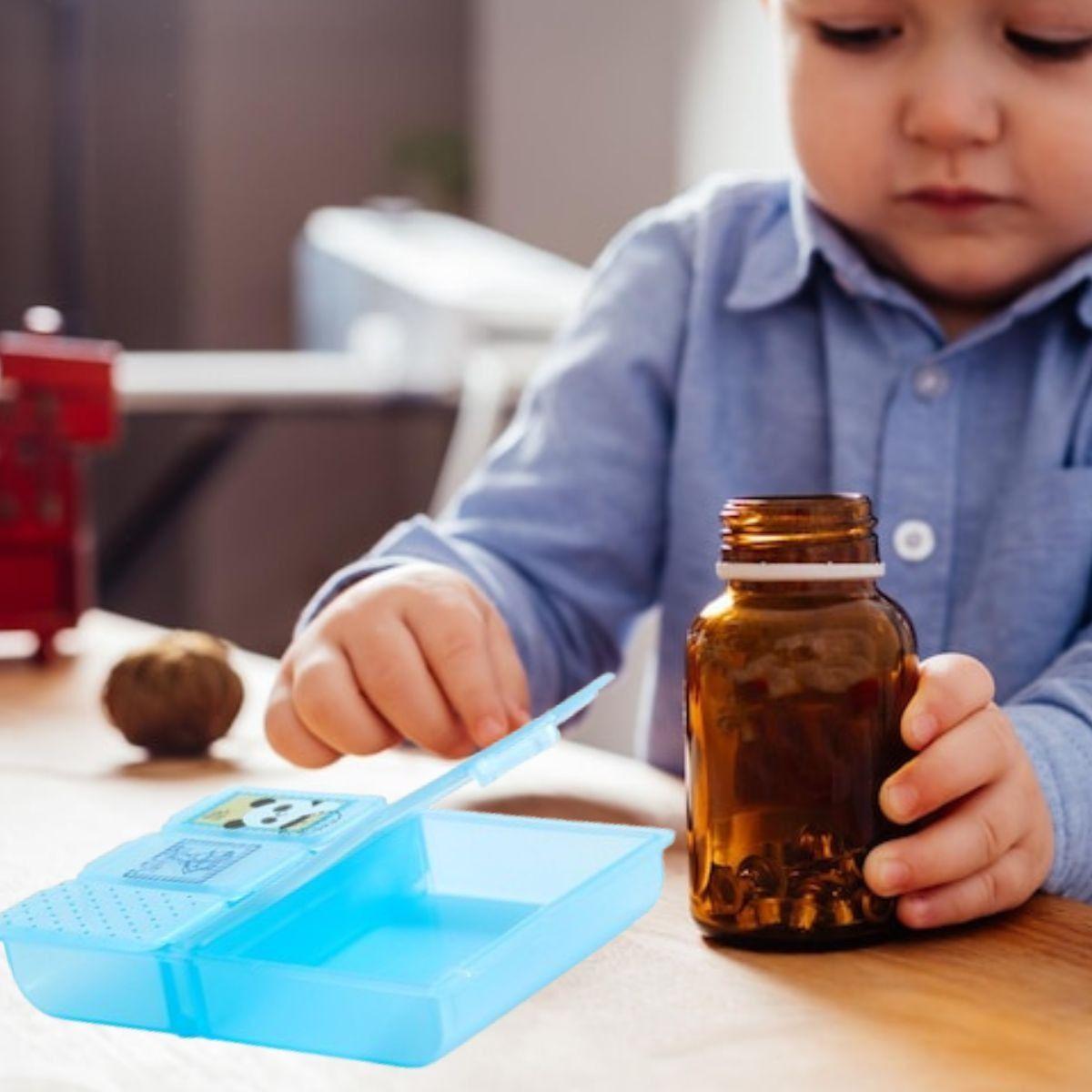 SET 6 PASTILLEROS MINI ANIMADO NIÑOS PORTATIL TABLETAS LAU-8