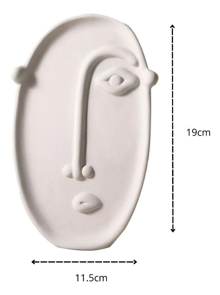 Set 2 Jarrón Cerámica Decoración Nórdico Flores Blanco Jhn-9