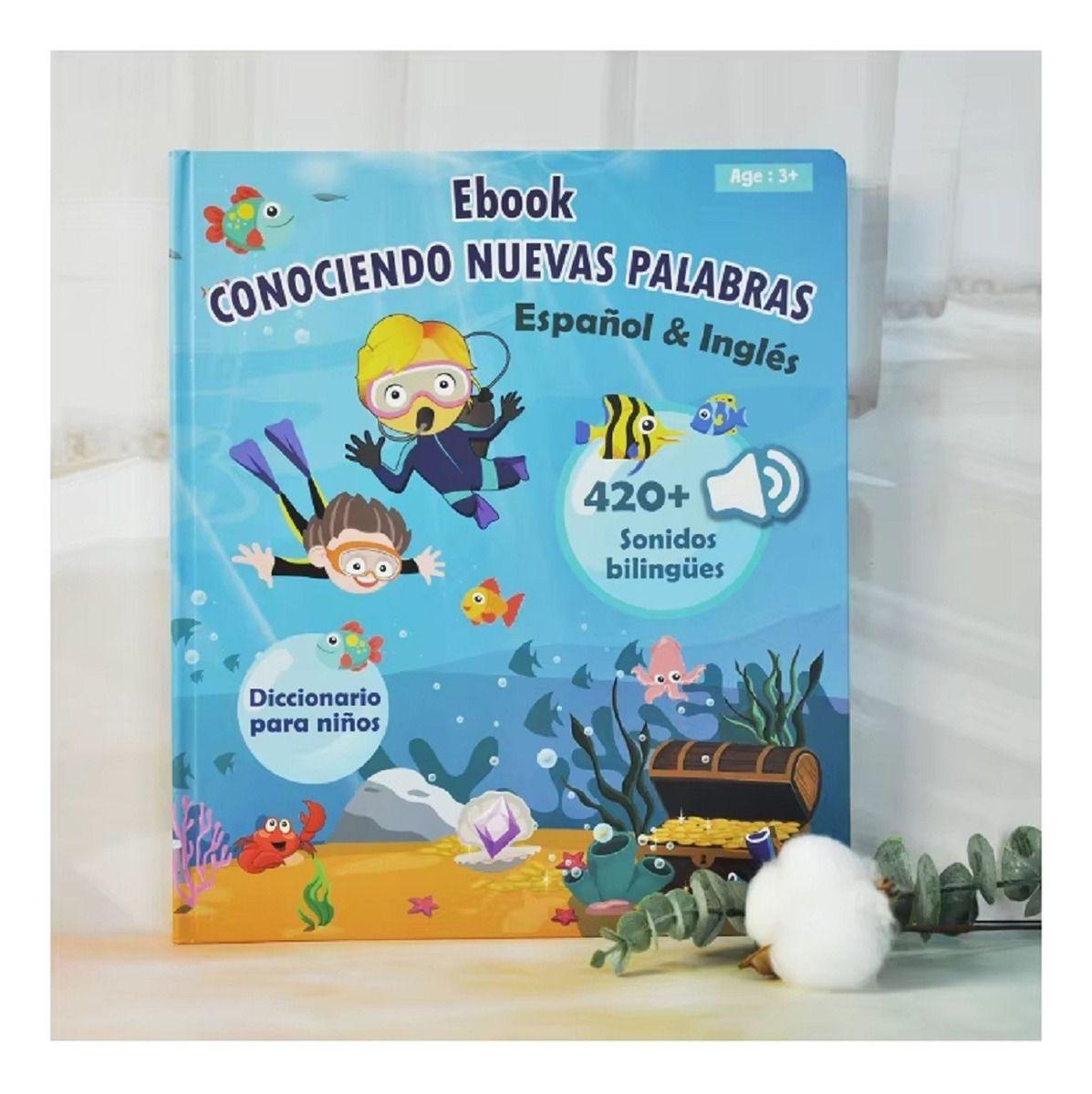 Libro Didáctico Interactivo Aprendizaje Niños Bilingüe  Lau-3