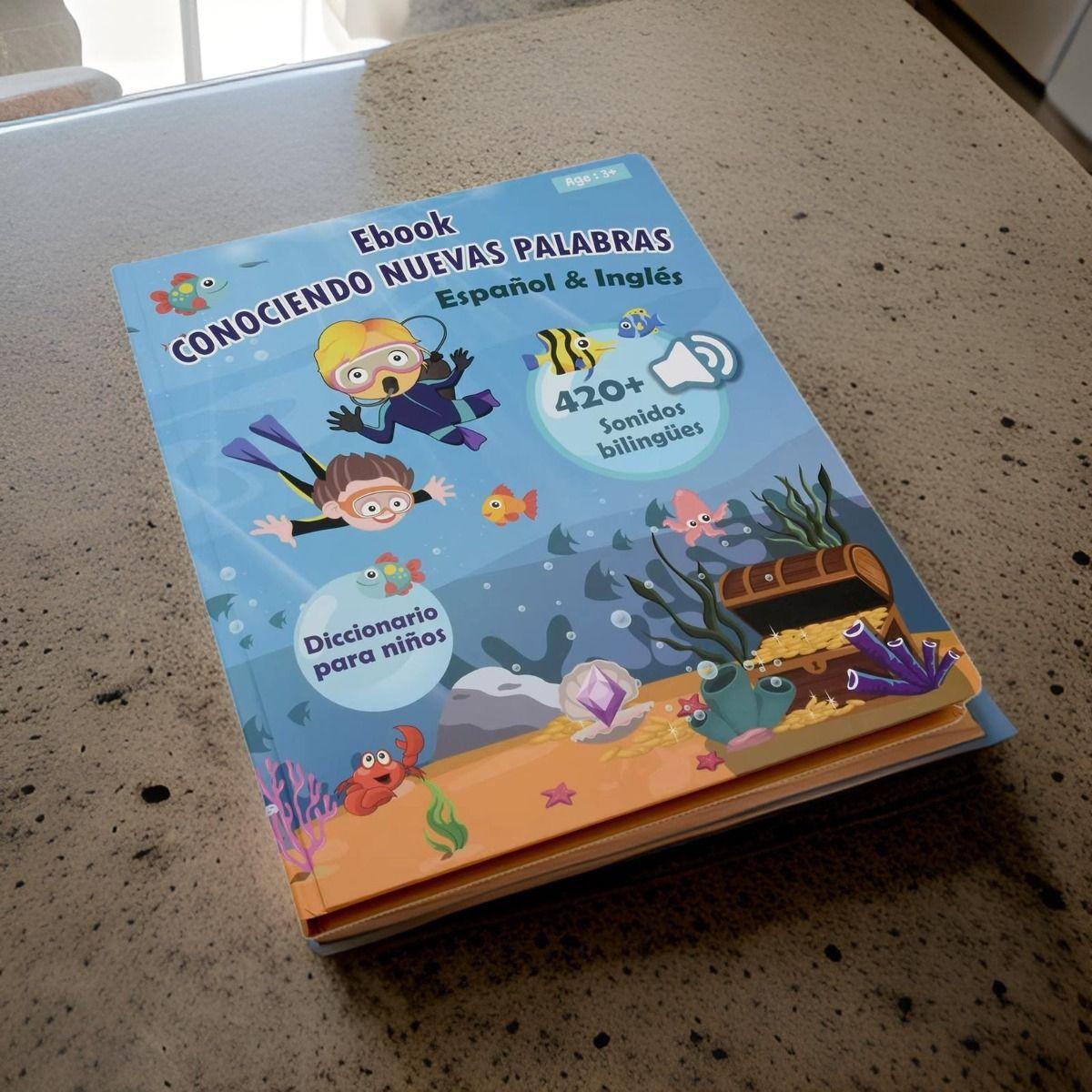 Libro Didáctico Interactivo Aprendizaje Niños Bilingüe  Lau-6