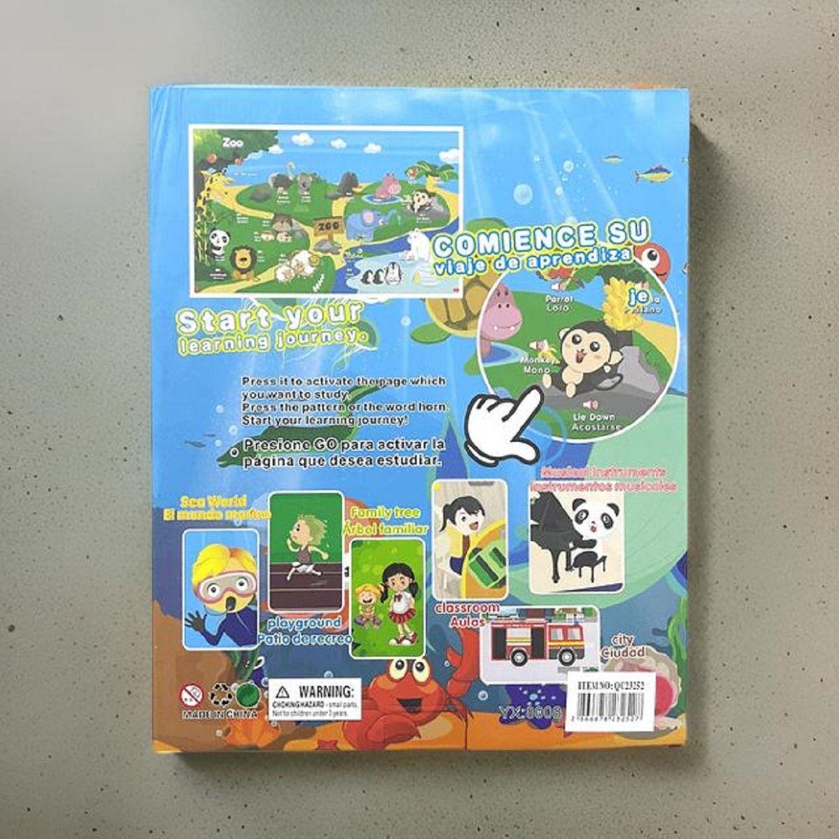 Libro Didáctico Interactivo Aprendizaje Niños Bilingüe  Lau-9