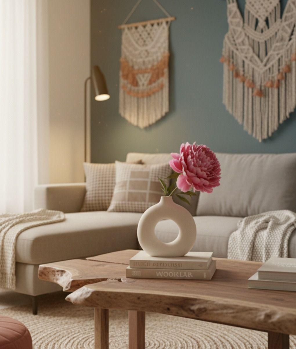 Florero Decorativo Diseño Conceptual Jarrón Adorno Hogar Jhn-5