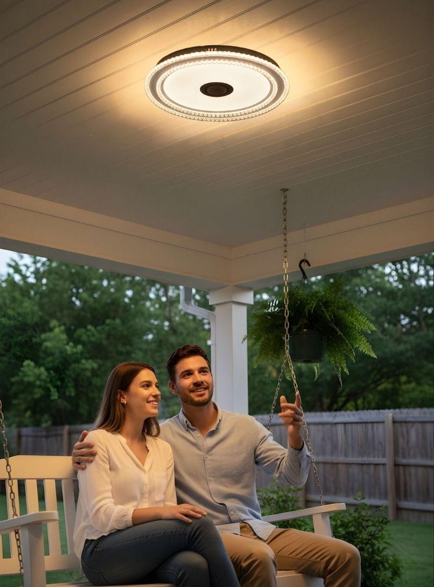 Lámpara Techo Decorativa Moderna Plafón LED Elegante Jhn-4