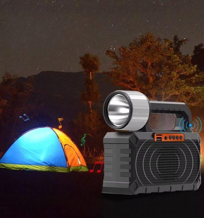 KIT LINTERNA SOLAR 4 EN 1 CAMPING EMERGENCIA USO DIARIO LAU-6