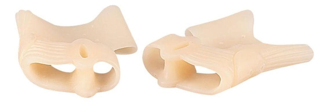 SET 3 SEPARADOR DE DEDO GORDO DEL PIE SILICONA ALIVIO LAU-3