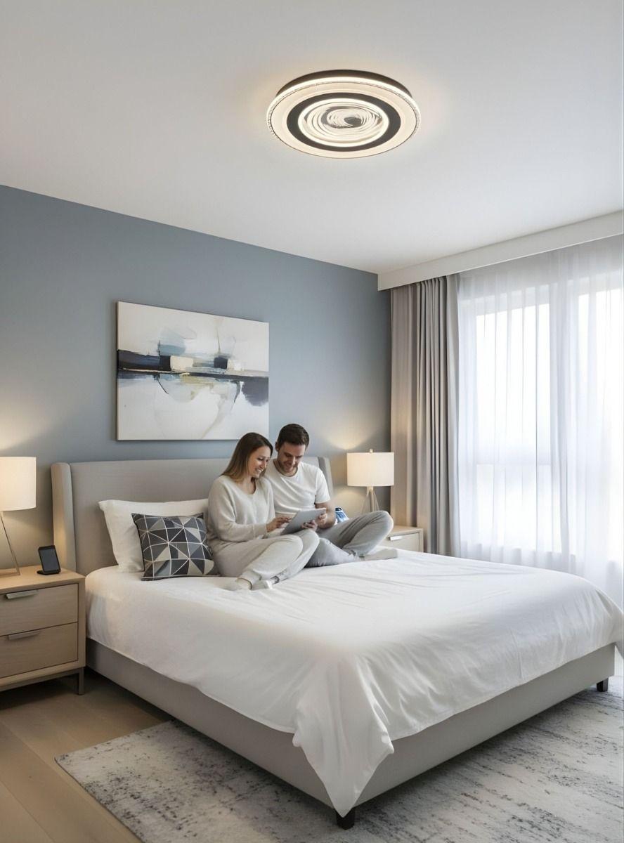 Lámpara Techo Plafón Circular LED Diseño Moderno Jhn-3