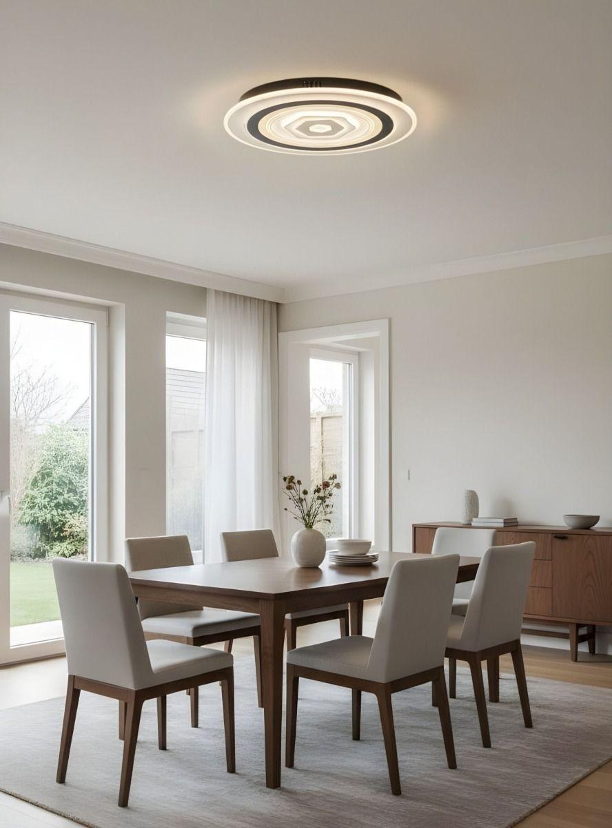 Lámpara Techo LED Plafón Diseño Contemporáneo Circular Jhn-9