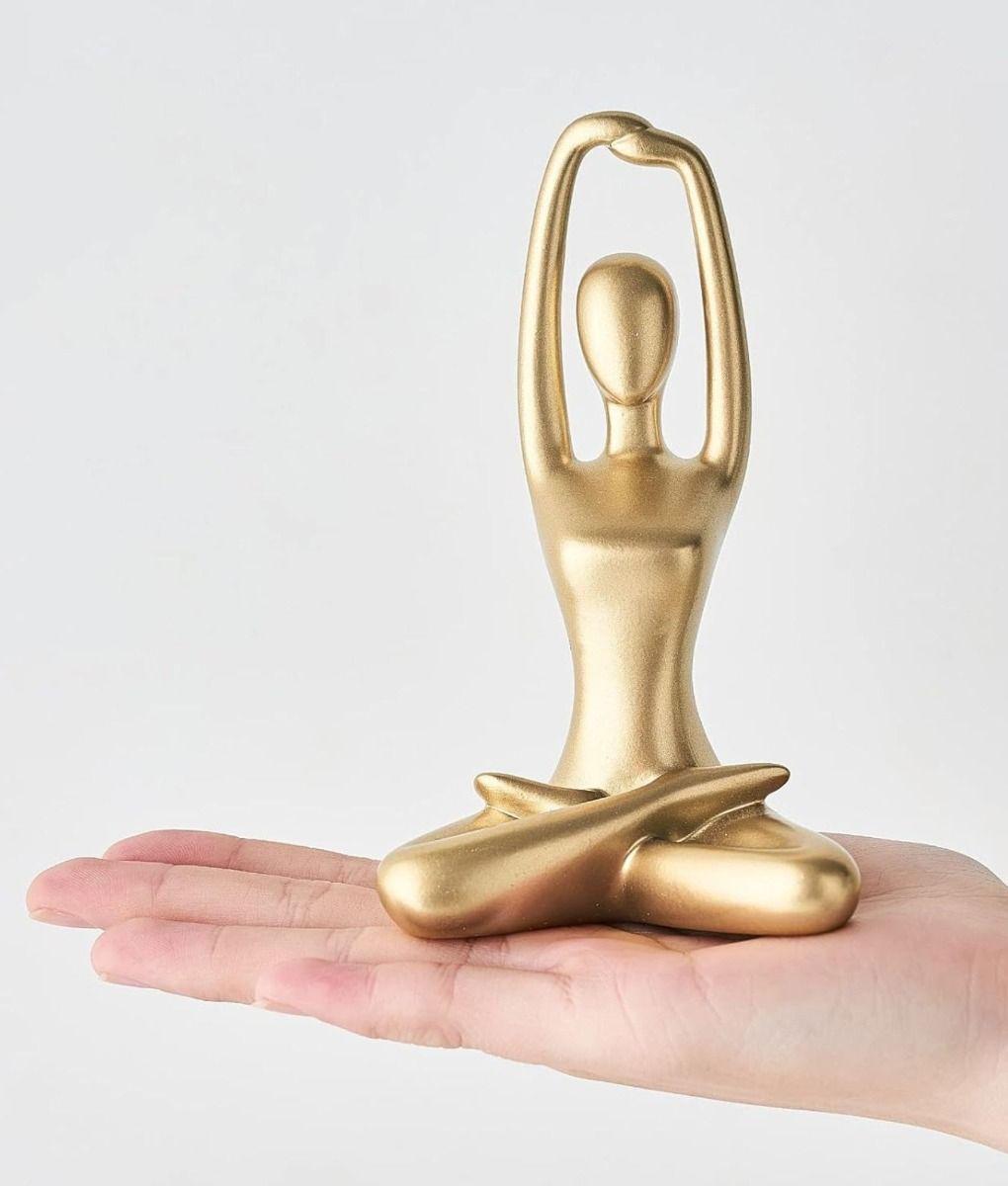 Figura Decorativa Yoga Estatua Meditación Adorno Hogar Jhn-2