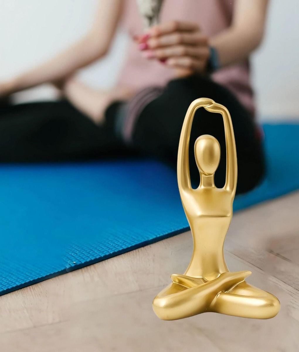 Figura Decorativa Yoga Estatua Meditación Adorno Hogar Jhn-3