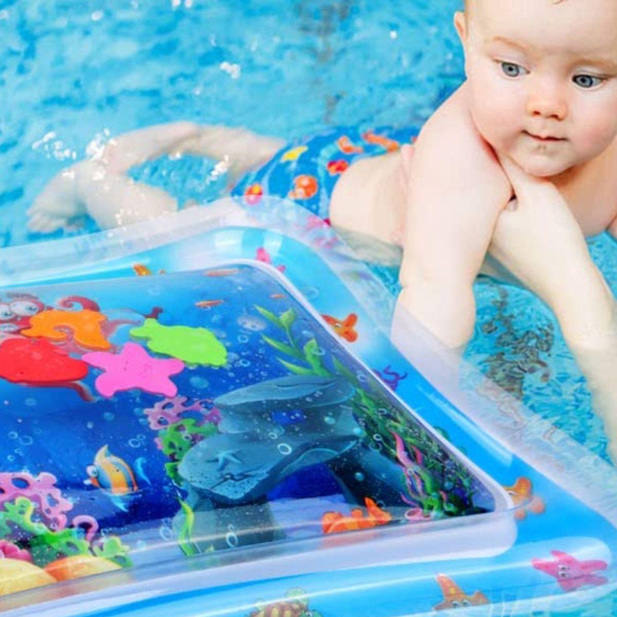 SET 2 ALFOMBRAS DE AGUA JUGUETE SENSORIAL BEBE LAU-6