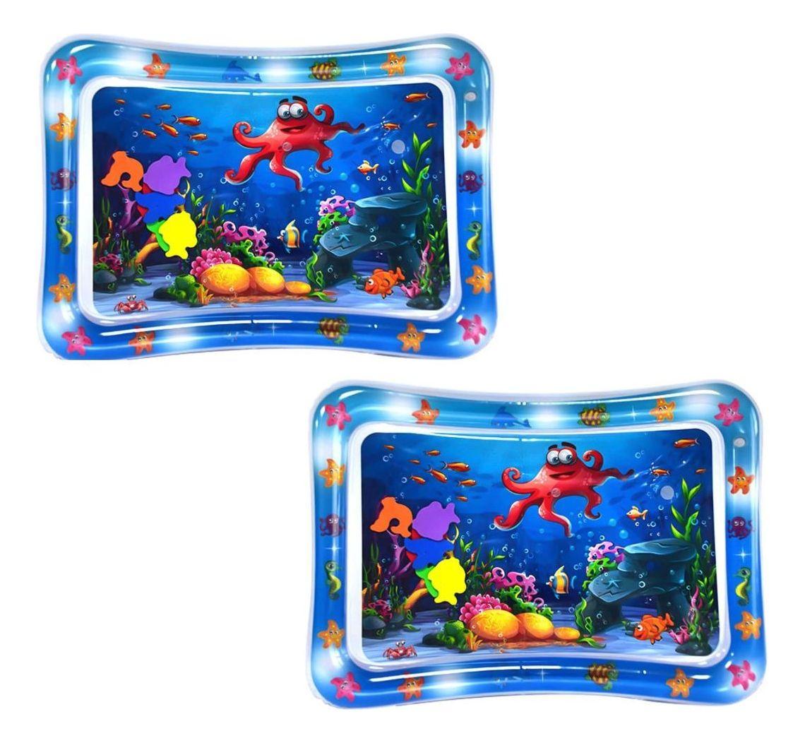 SET 2 ALFOMBRAS DE AGUA JUGUETE SENSORIAL BEBE LAU-7