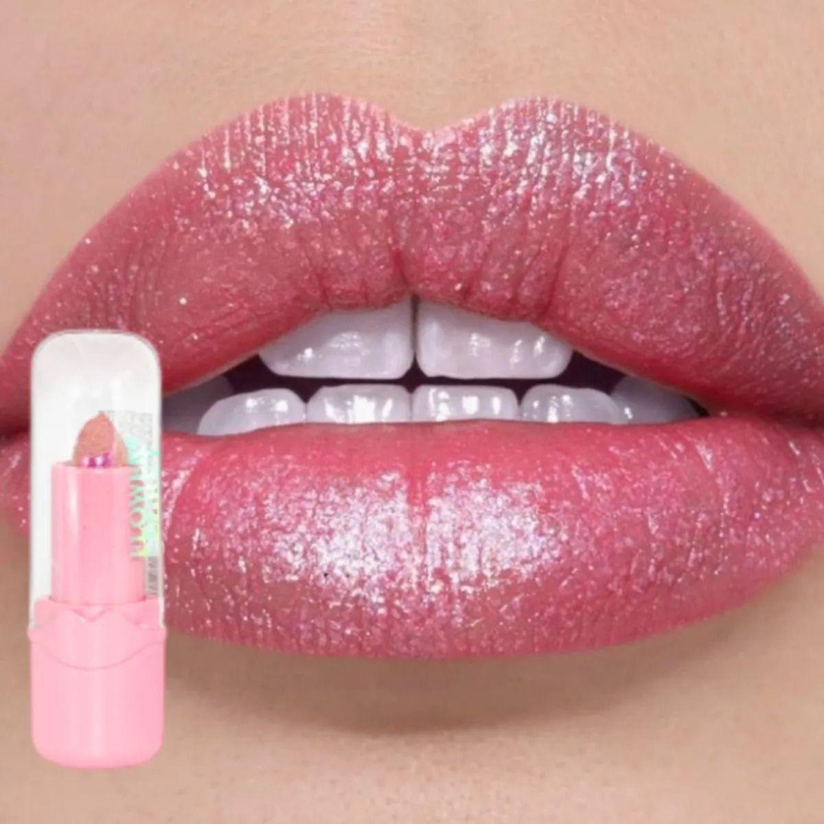 Paq 24 Labiales Barra Cromado Volumen Efecto Espejo ALJ-4