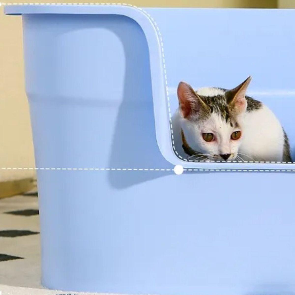 ARENERO SANITARIO HIGIENE PARA GATOS MASCOTAS SEMICERRADO LAU-7