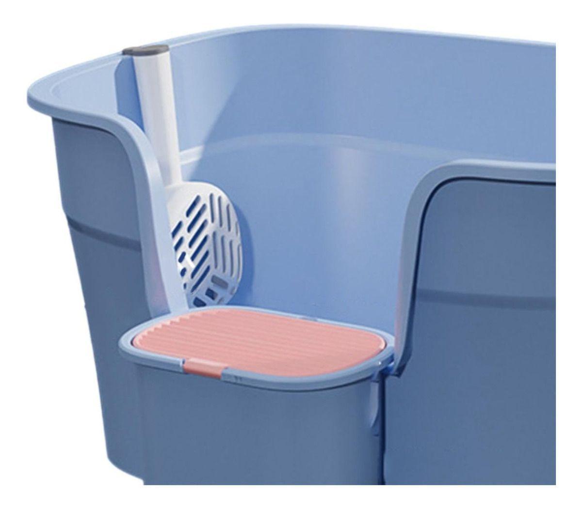 ARENERO SANITARIO HIGIENE PARA GATOS MASCOTAS SEMICERRADO LAU-6