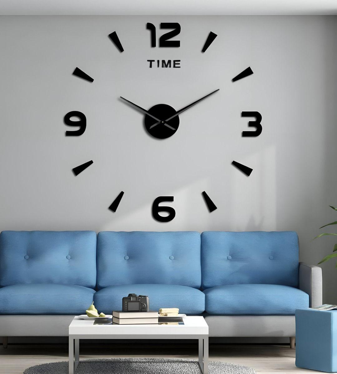 Reloj Pared Grande Moderno 3D Acrílico Decoración Hogar Jhn-6