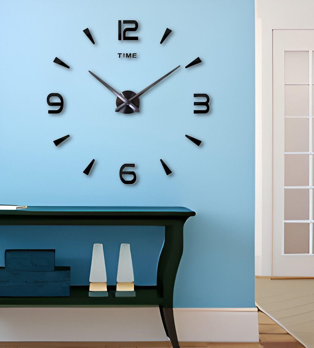 Reloj Pared Grande Moderno 3D Acrílico Decoración Hogar Jhn-9
