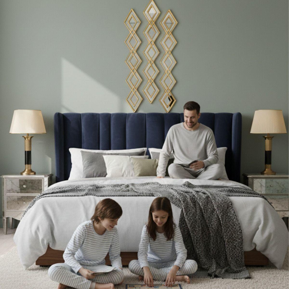 Set 3 Espejo Pared Decorativo Panel Artístico Diamante Jhn-2