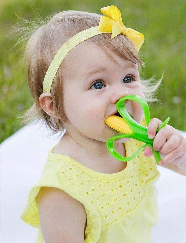 Set 6 Mordedores Silicona Cepillo Dientes Encias Bebes Lau-0