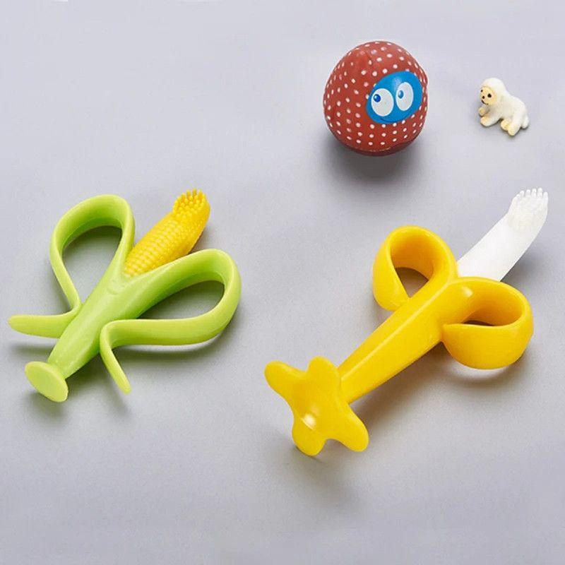 Set 6 Mordedores Silicona Cepillo Dientes Encias Bebes Lau-2