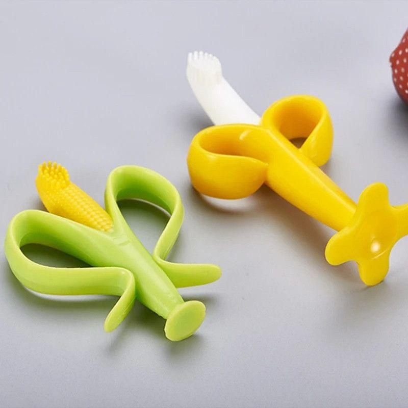 Set 6 Mordedores Silicona Cepillo Dientes Encias Bebes Lau-3