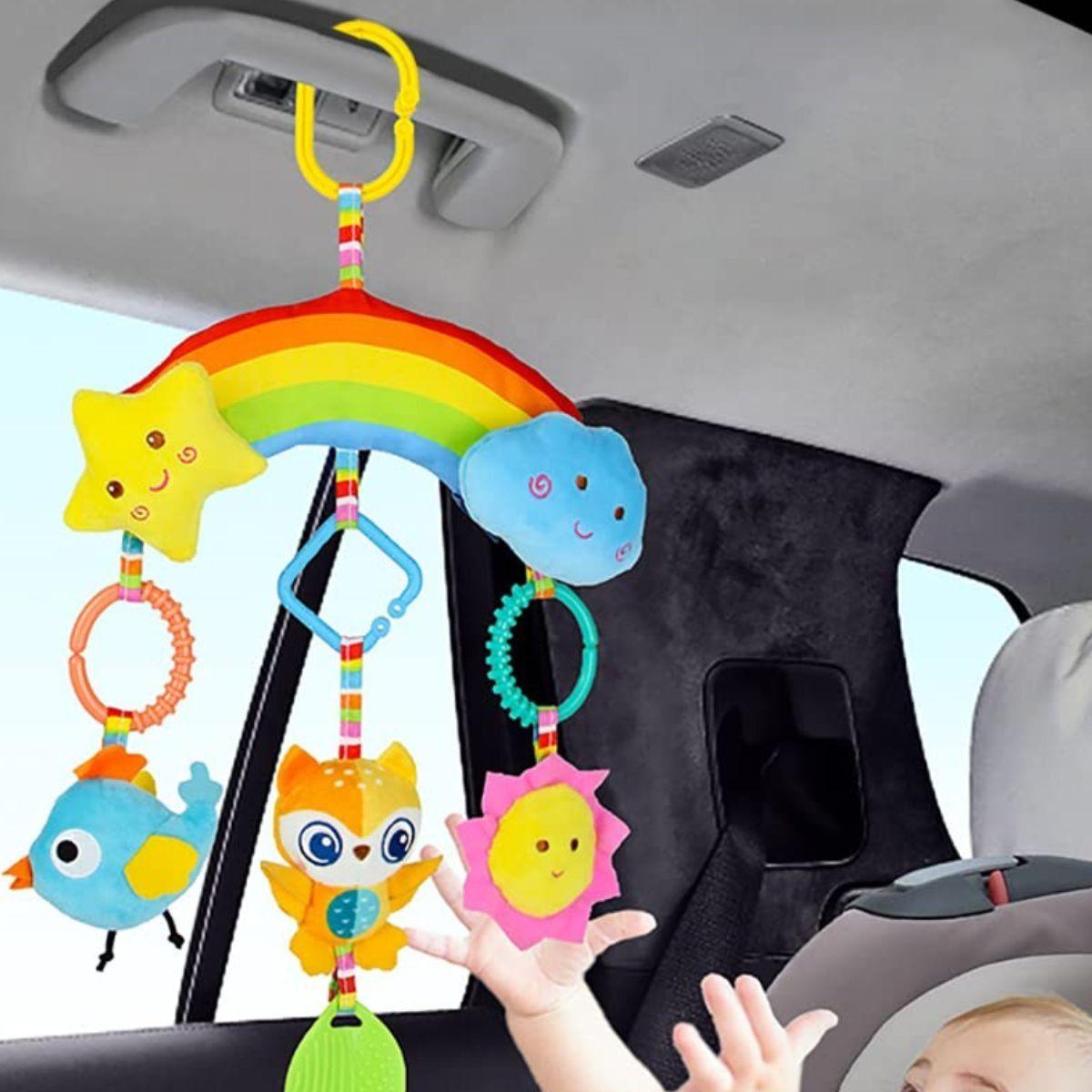 SONAJERO COLGANTE JUGUETE ESTIMULACION SENSORIAL BEBE LAU-6