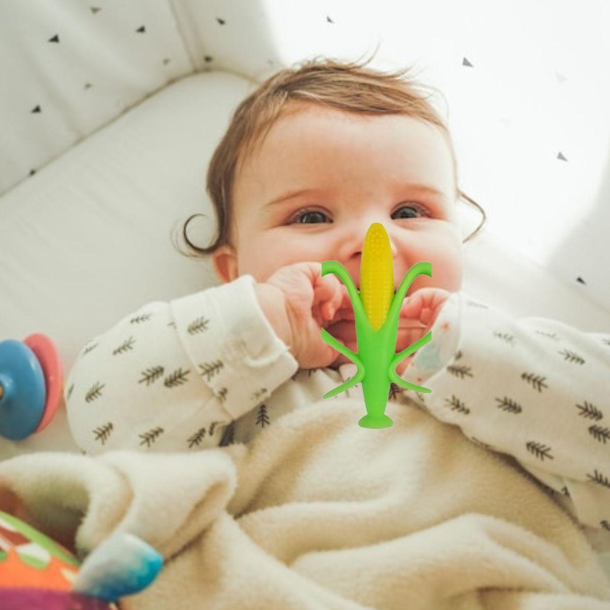 SET 5 MORDEDORES DISEÑO CHOCLO RASCA ENCIAS BEBE LAU-4