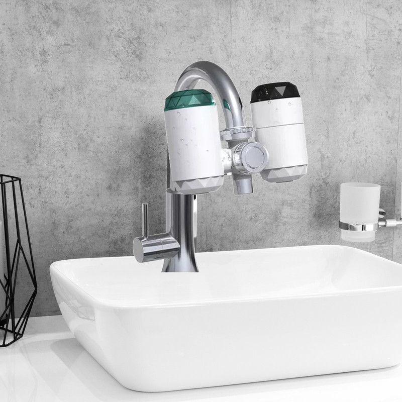 Grifo Calentador Agua Purificador Cocina Baño Caliente Lau-3