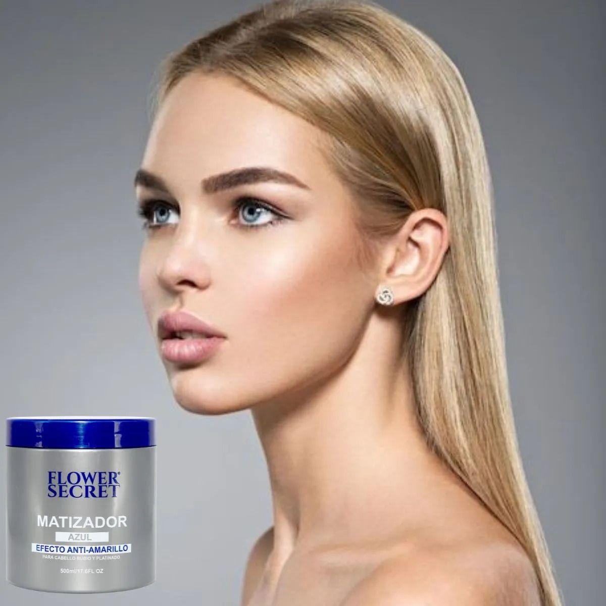 SET 3 CREMA DE PEINAR MATIZADORAS AZUL 500ML BELLEZA LAU-5