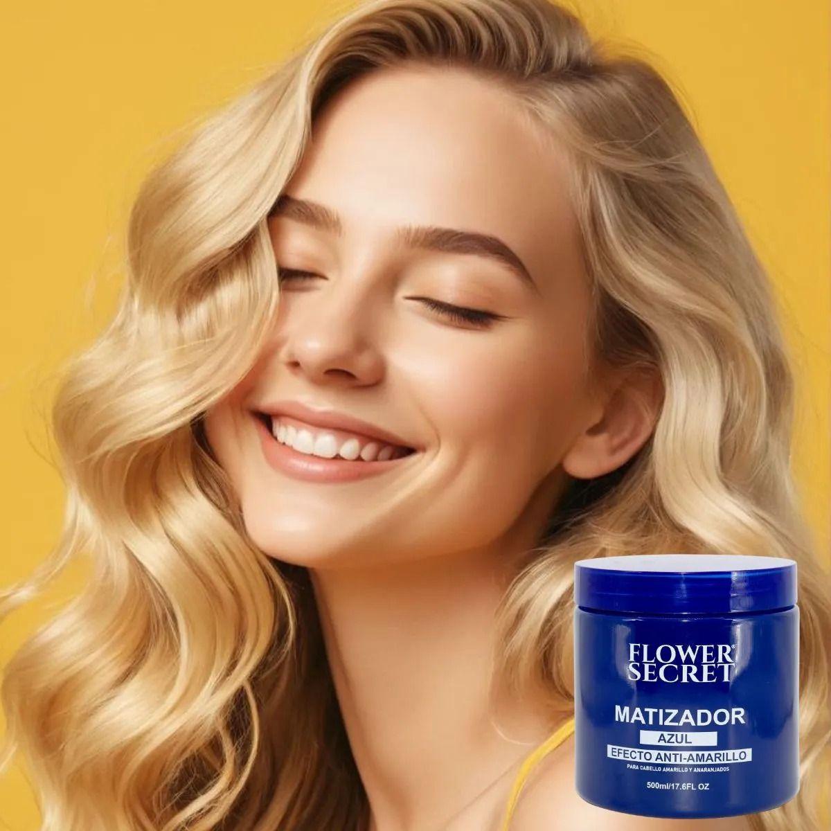 SET 3 CREMA DE PEINAR MATIZADORAS AZUL 500ML BELLEZA LAU-8