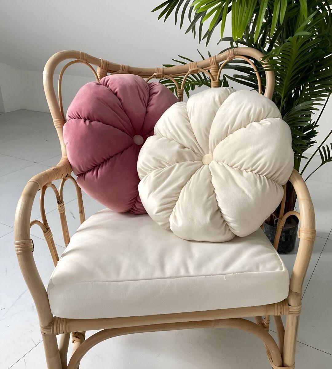 Cojín Redondo Almohada Calabaza Decoración Hogar Jhn-8