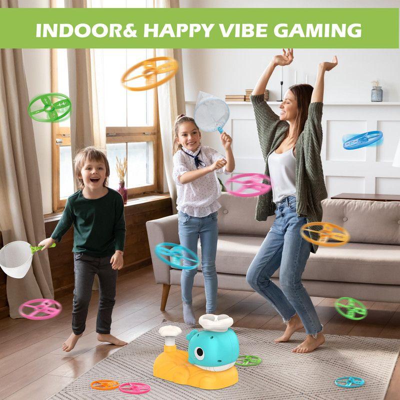 JUGUETE JUEGO BALLENA PLATILLO VOLADOR AIRE LIBRE LAU-5