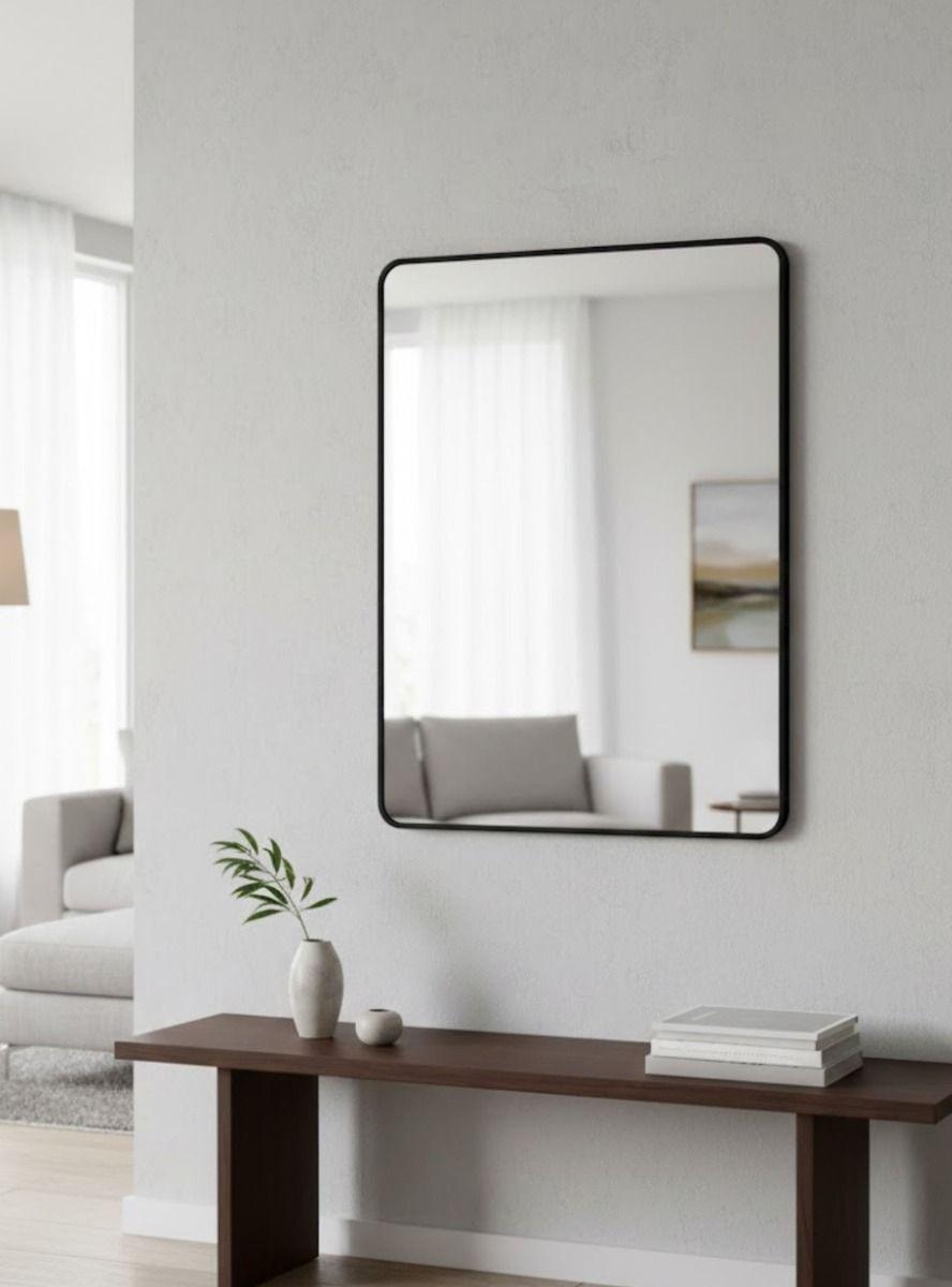 Espejo Decorativo Pared Bordes Redondeados Adorno Jhn-8