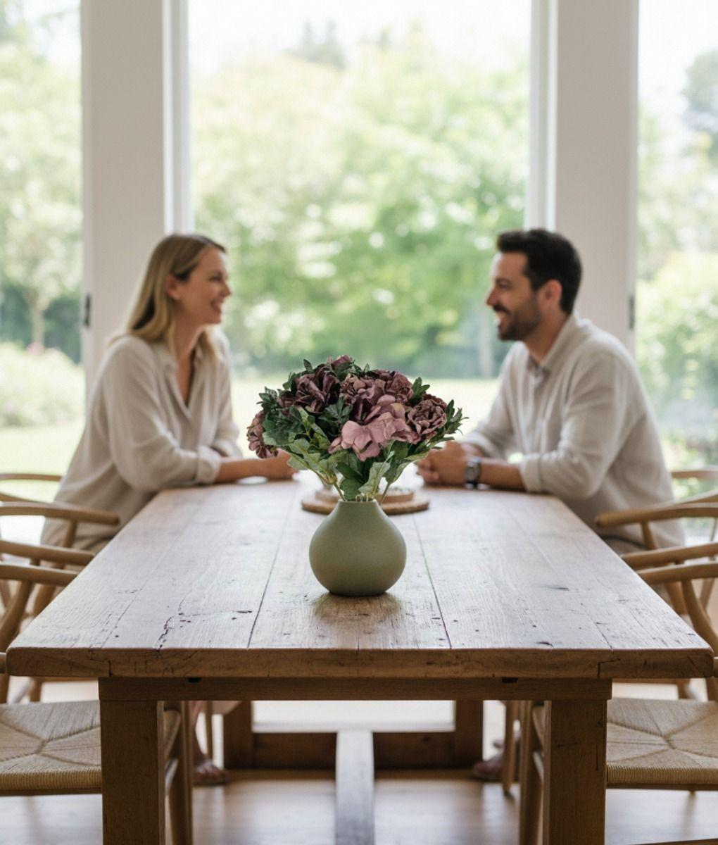 Set 4 Ramo Flores Artificiales Decoración Hogar Adorno Jhn-5