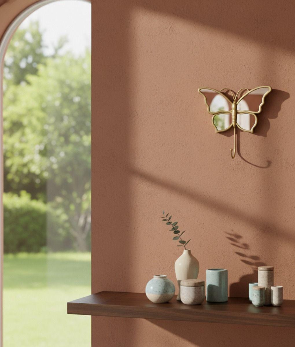 Set 3 Espejo Decorativo Mariposa Adorno Pared Hogar Jhn-6