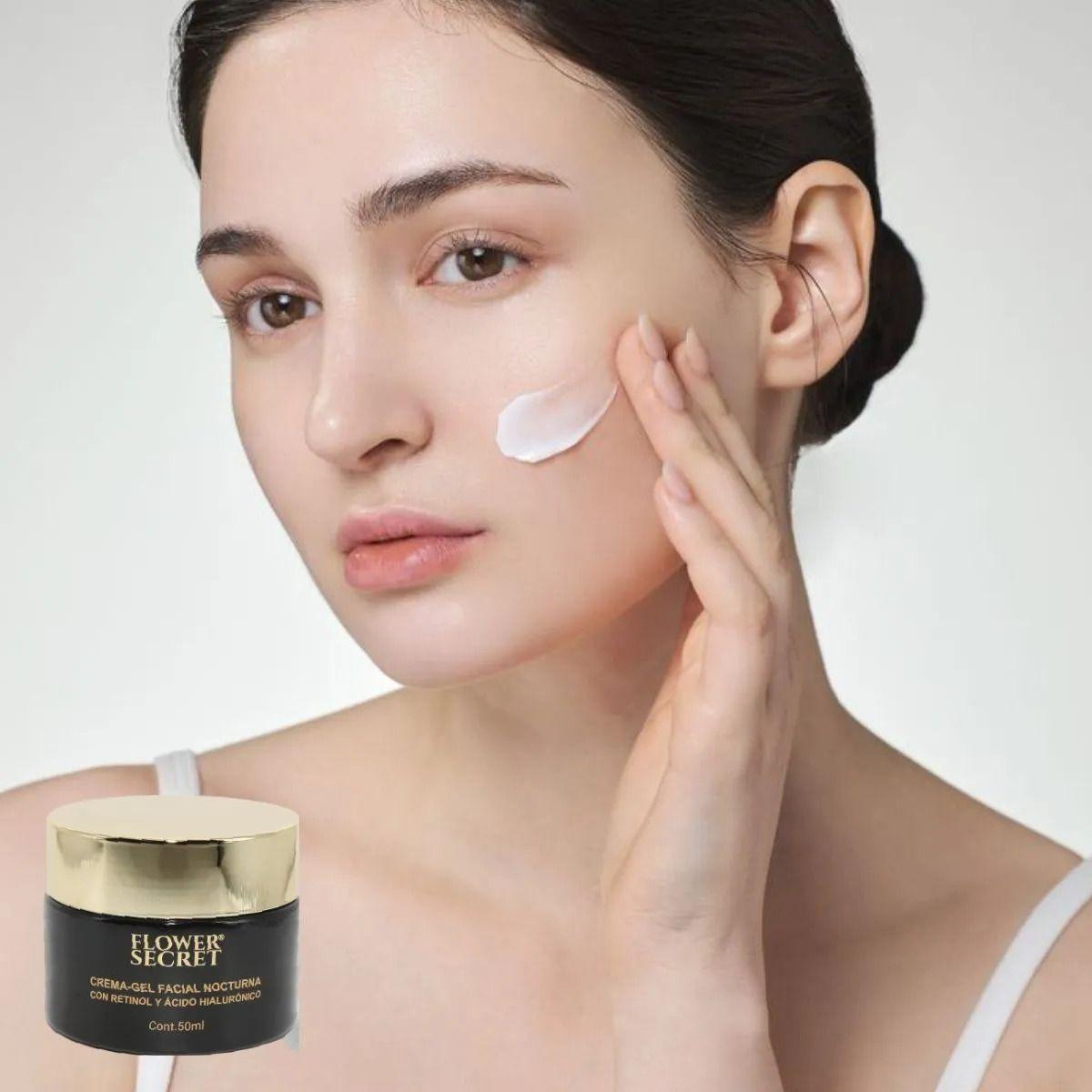 CREMA FACIAL GEL NOCTURNA RETINOL ACIDO HIALURONICO LAU-4