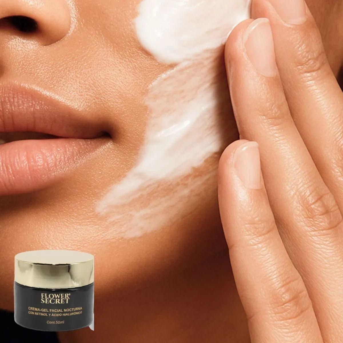 CREMA FACIAL GEL NOCTURNA RETINOL ACIDO HIALURONICO LAU-6