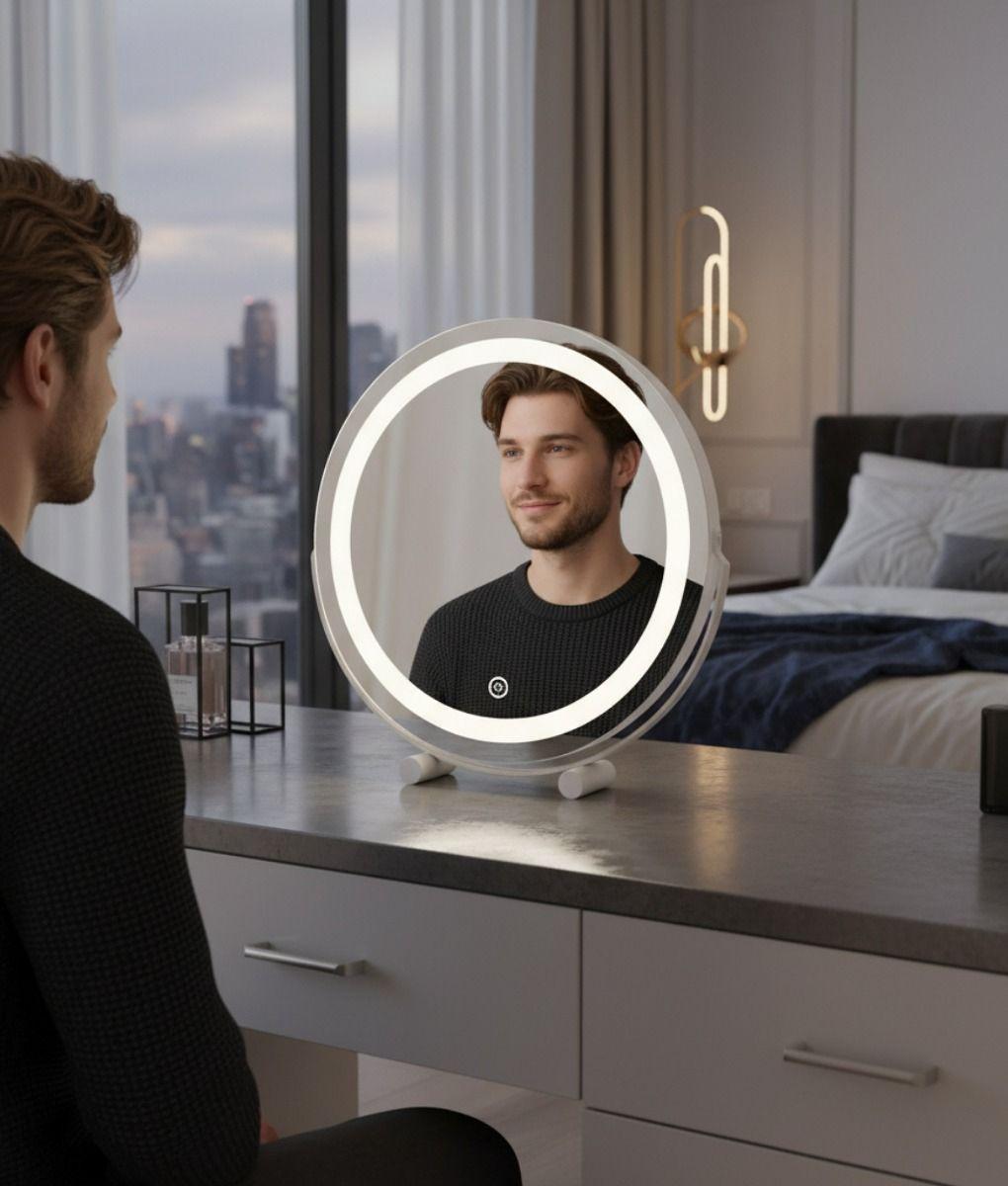 Espejo Decorativo Tocador Diseño Inteligente Iluminación Jhn-3