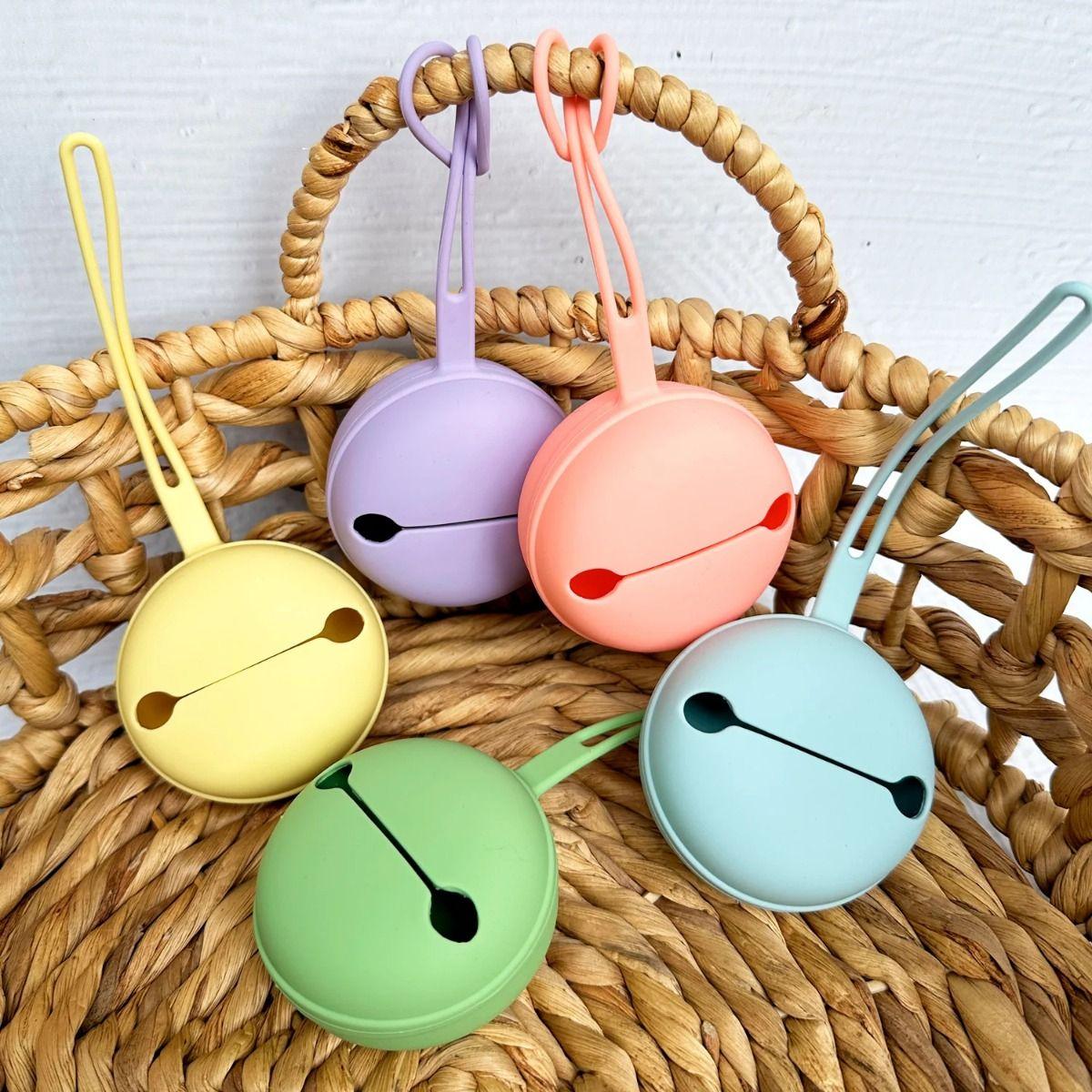 Set 4 Portachupete Estuche Silicona Moderno Bebe Lau-7