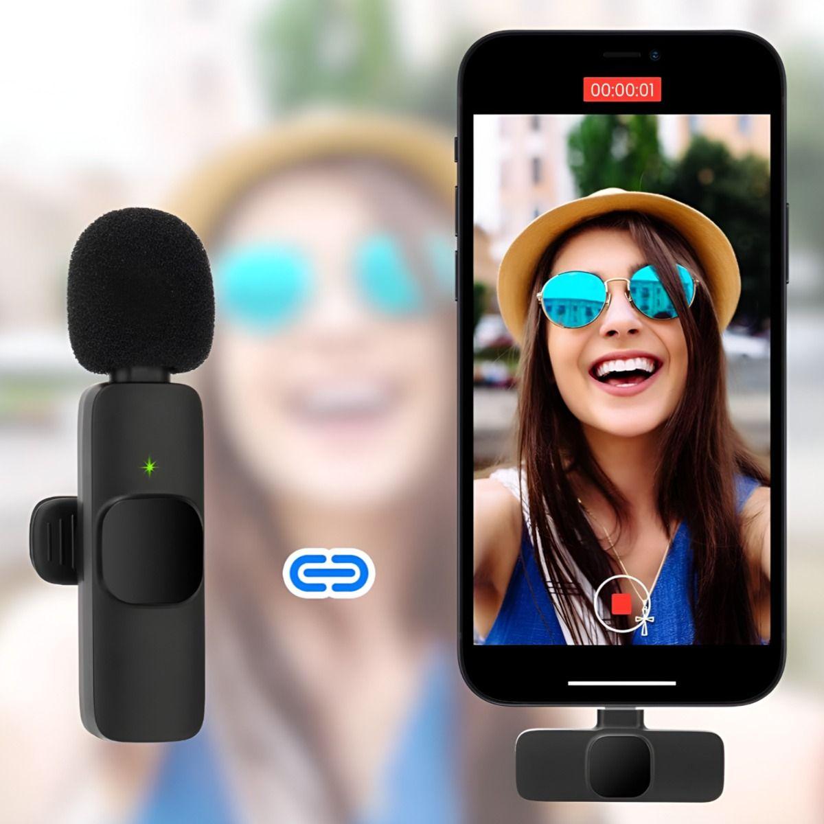 MICRÓFONO INALÁMBRICO Lavalier Balita Tipo C Plug-Play-6