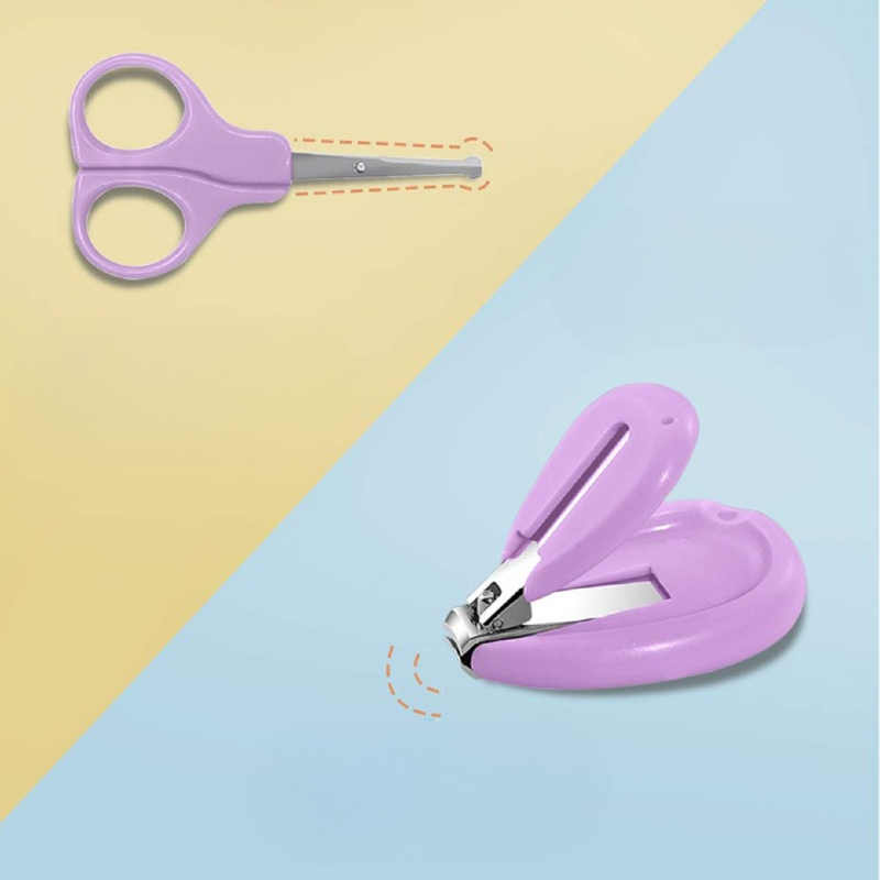 Set 4 Juego Kit Completo Manicura 4en1 Uñas Bebes Lau -3