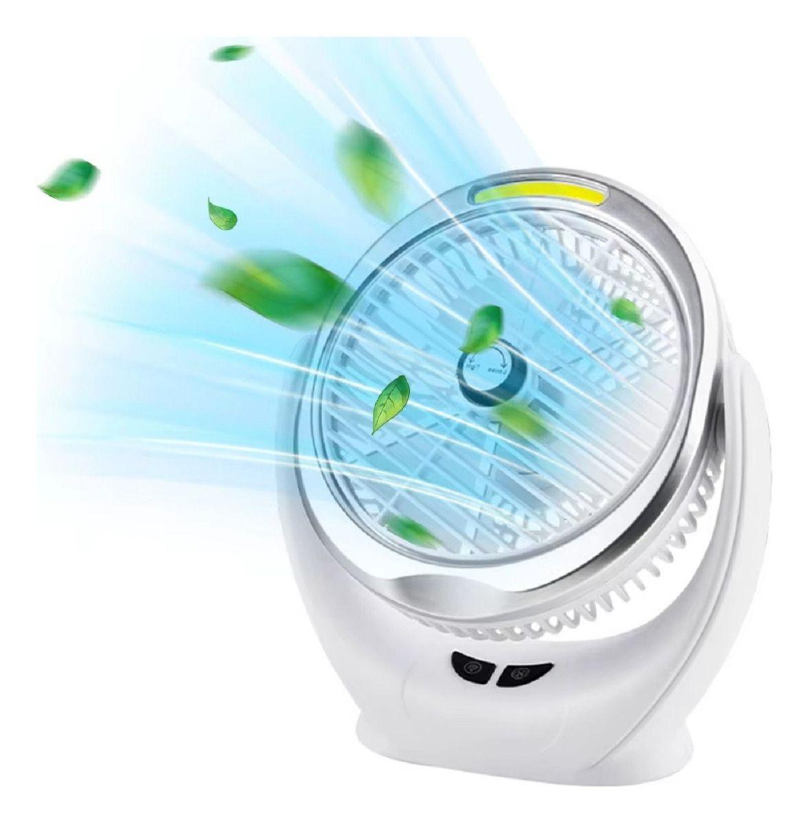 Ventilador Escritorio Portátil USB 360° Hogar Viaje Lau-0