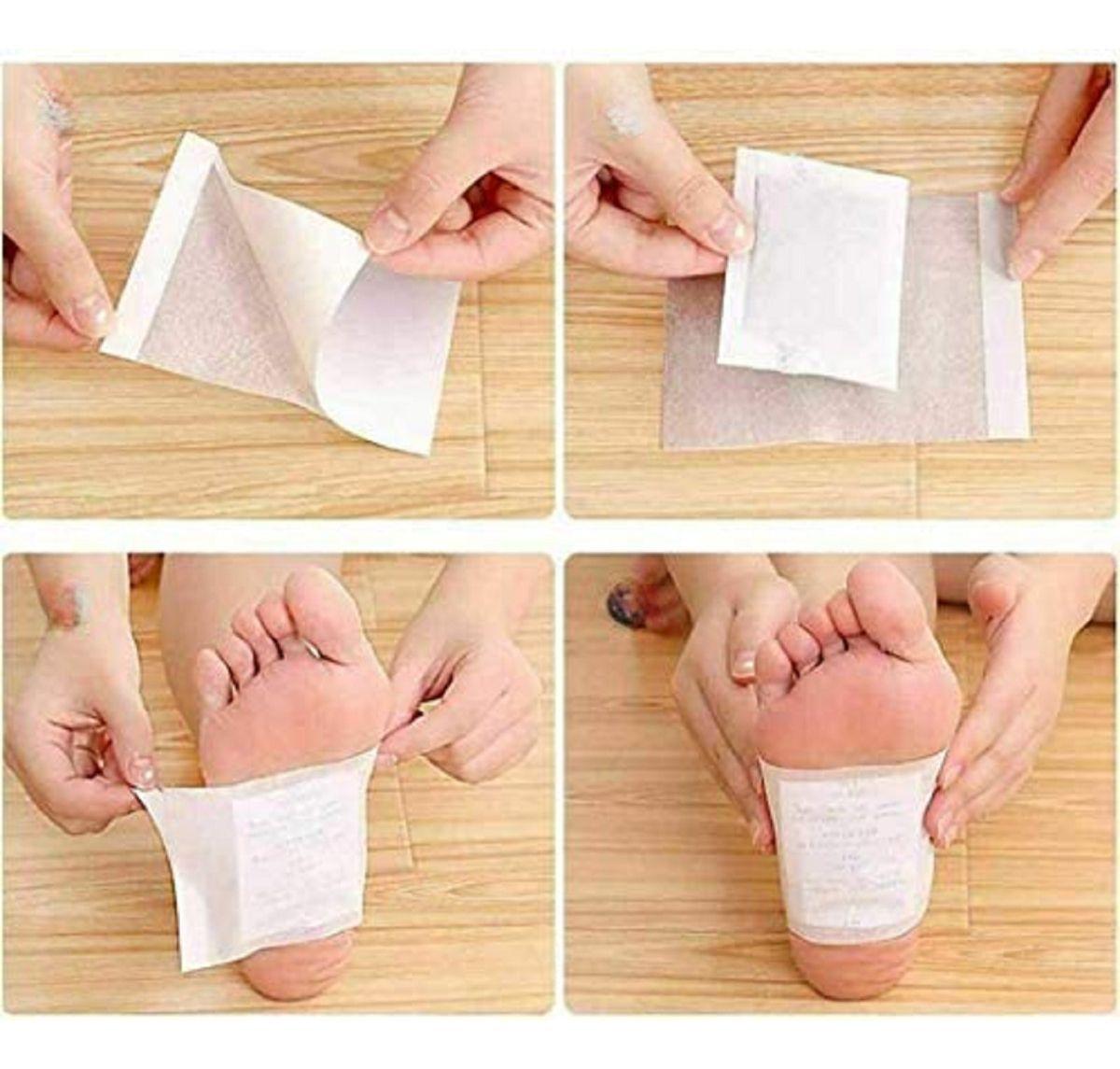 Set 10 Parches Pies Desintoxicante Almohadilla Purifica Lau-7