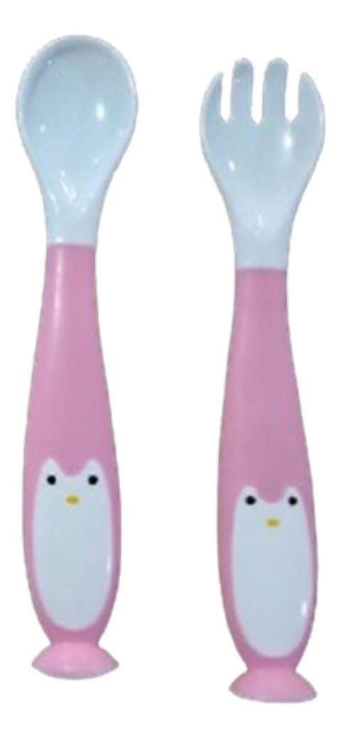 SET 3 PACK CUBIERTO FLEXIBLE ENTRENAMIENTO SILICONA BEBE LAU-0