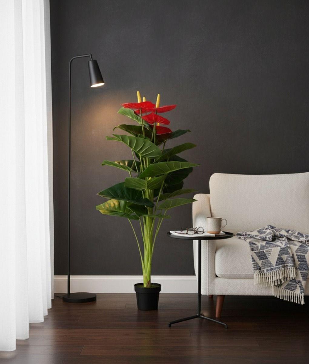 Planta Artificial Anturio Exuberante Adorno Hogar Jhn-7